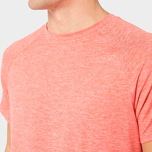 เสื้อยืดออกกำลังกายระบายอากาศได้ดีสำหรับผู้ชายเสื้อยืดออกกำลังกายรัดรูปผ้าฝ้ายไมโครไฟเบอร์100% เสื้อยืดออกกำลังกายสั่งทำโลโก้ได้ - Product Image 4