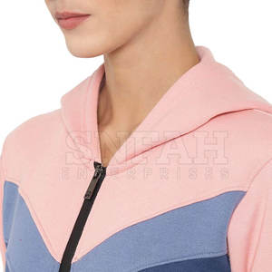 2024 Wholesale Lightweight Breathable Hooded Women Outdoor Tracksuit Customizable Private Label 2-Piece <b>Long</b> Set <b>Canvas</b> Casual - Product Image 5