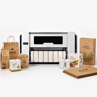 Impresora Digital Industrial de Una Sola Pasada para Cajas de Pizza, Máquina de Impresión de Inyección de Tinta HP I4 de Alta Velocidad para Embalajes Corrugados