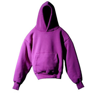 เสื้อฮู้ด500gsm 400 GSM สำหรับผู้ชายสีน้ำตาลว่างเปล่าสำหรับผู้ชายเสื้อครอปขนาดพอดีตัว2025 - Product Image 2