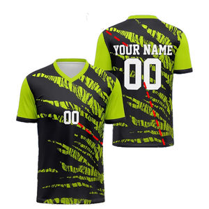 Camiseta de Fútbol Personalizada para Hombre, Deportiva, Lisa, con Logotipo Personalizado por Sublimación, OEM, ODM, Impermeable, de Secado Rápido y Transpirable - Product Image 6