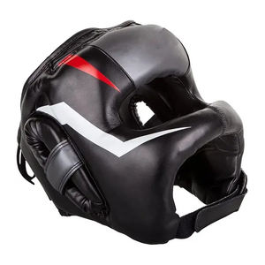Vente en gros de protège-tête de boxe en matériau PU protège-tête en mousse trempée protège-tête de boxe protecteur de casque Taekwondo entraînement - Product Image 1