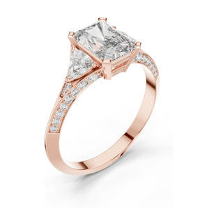 1.723 CT Lab Diamond <b>Ring</b> for Women VVS-VS EF Clarity 18KT, 14KT, 10KT Gold & 925 Silver Rose, Yellow, White Gold & - Product Image 5
