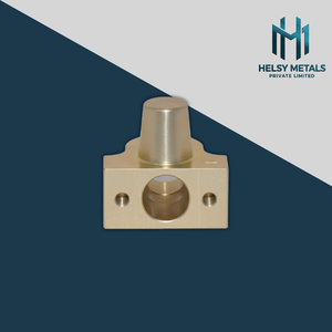 Bloc de jonction en laiton usiné VMC de haute précision avec plusieurs ports filetés pour les applications industrielles et d'assemblage OEM - Product Image 1