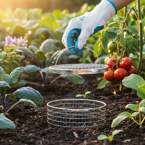 Composteur de jardin en acier inoxydable pour lombricompostage, 2 unités, pour déchets de cuisine et de jardin, à installer en terre - Product Image 4
