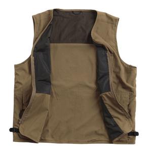 Chalecos personalizados de talla grande para hombre, bolsillos en el pecho con cremallera, dobladillo ajustable, bolsillos delanteros 3D, chalecos de invierno informales con etiqueta tejida - Product Image 4