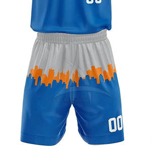 Conjuntos de Uniformes de Baloncesto Transpirables Sublimados, Talla Grande, Manga Corta, Secado Rápido, 100% Poliéster para Climas Cálidos - Product Image 5