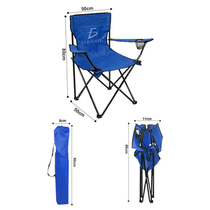 Chaise de pêche pliable et portable pour activités de plein air : idéale pour la plage, le camping, le parc, la salle de sport, la chambre et bien plus encore - Product Image 4