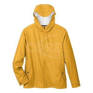Logo personnalisé Veste coupe-vent en polyester respirante à capuche pour la course en plein air - Product Image 1