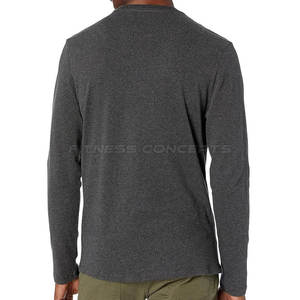 Venta caliente Mejor Calidad Gimnasio Desgaste Camisetas de manga larga para la venta Algodón Hecho Hombres Gimnasio Camisetas al mejor precio - Product Image 5