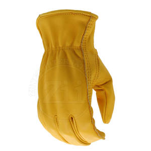 Guantes elásticos de dedo completo para Conductor, guantes de cuero resistentes a cortes multifunción para deportes de invierno, estilo liso - Product Image 4