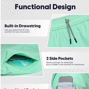 Pantalones Cortos Deportivos de Verano para Hombre, Personalizados con Logotipo, Estilo Urbano, Antiarrugas, Ecológicos, Transpirables, para Gimnasio y Entrenamiento - Product Image 4