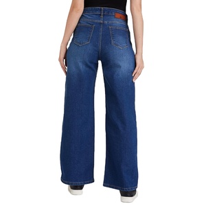 Jeans de Mezclilla de Pierna Ancha para Mujer, Fabricación en Bangladesh, Diseño Personalizado, Calidad Premium, Elegante, Ecológico, Secado Rápido, Casual - Product Image 2