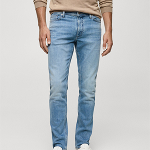 Dernier modèle de pantalon jean pour homme populaire Vêtements d'extérieur Pantalon jean pour homme avec votre propre logo en taille personnalisée - Product Image 1