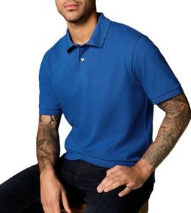 Polos de alta calidad personalizados su propio diseño Unisex liso 100% algodón al por mayor manga corta sostenible secado rápido - Product Image 4