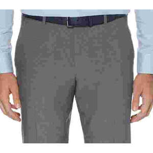 Pantaloni da Lavoro Perry Ellis da Uomo, Grigio a Quadri Elasticizzati, Taglia 36X29, Materiale in Poliestere - Product Image 2