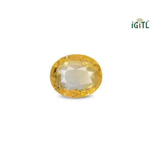 Zafiro Amarillo Natural de 6.85 Quilates (Pukhraj) - Corte Esmeralda Facetado, Piedra Suelta para Joyería, Material de Peridoto y Aguamarina - Product Image 1
