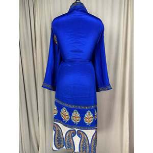 Recycled Silk Sari Women's Boho Chic Vintage <b>Beach</b> Cover Dress Robe for Resort Wear Gypsy House <b>Kimono</b> for Lounge Swimsuit Up's - Product Image 4