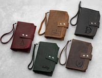 Étui de voyage écologique de luxe en cuir pour chargeur et câble avec fermeture éclair grande capacité LCH-0015C