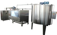 Nouvelle machine automatique de recouvrement au chocolat pour noix de cacao, haute productivité, acier inoxydable 304