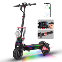 Scooter Eléctrico Plegable Modelo S5 60V 6000W con Doble Motor, Batería de 38Ah, Velocidad Máxima de 85KM/H, Neumáticos Todoterreno, Carga de 150kg, Certificación CE ROHS EU