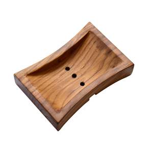 Wood Portable Luxury Soap Dish <b>Holder</b> Soap Tray Saver Bar <b>Holder</b> Containers for Home Bathroom Kitchen - Product Image 5