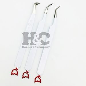 Pinzas Profesionales para Pestañas con Logotipo de Visón, Acero Inoxidable Sostenible, Punta Suave de Fibra, Precisión, Antimagnéticas - Product Image 3