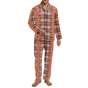 Pyjama à boutons pour hommes Hawaii Palaka simple et polyvalent avec personnalisation personnalisée en usine - Product Image 4