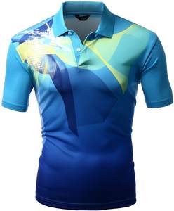 Polos de alta calidad para hombre, ropa Pickleball personalizada, tenis de Golf, estampado sólido, Piqué de punto, técnicas oscuras, verano fresco - Product Image 2