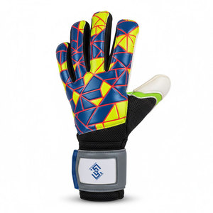 Gants de gardien de but de football pour adultes et jeunes, de haute qualité, en latex, antidérapants, avec fermeture à scratch, confortables, protection des mains - Product Image 1
