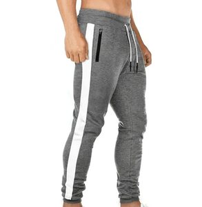 Pantalon de survêtement respirant personnalisé pour hommes avec poches latérales Pantalon de survêtement slim pour hommes - Product Image 3