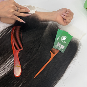 Perruques naturelles droites HD Lace Frontal à la mode Perruque blonde pour femmes Perruque transparente Lace Front Closure Prix de gros - Product Image 6