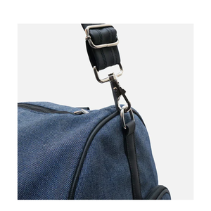 Bolsa de lona de fútbol resistente con logotipo personalizado con compartimento para zapatos, material de nailon y cierre de cremallera - Product Image 5