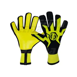 best quality wholesale 3D Rubber punch zone Negative Sung fit breathable knitted body 3D Rubber printed Goalkeeper gloves