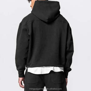 Men's High Street Style Printed Gym Hooded Sweatshirt and Sweatpants <b>Set</b> Oversize <b>Sets</b> for Autumn Newest Plus Size Design - Product Image 3