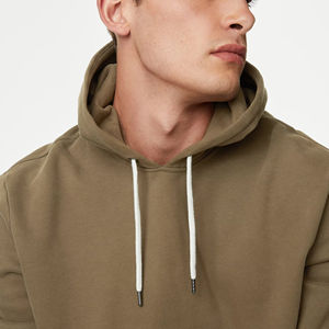 Personnalisable Hommes 100% Coton Pull À Capuche Épais Chaud Polaire Sweat Sérigraphie Thermique Hoodies - Product Image 2