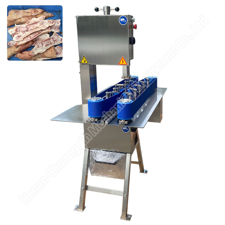 Slice Meat And Cutting Butcher Band Saw Automatic Bone Sawing Machine
