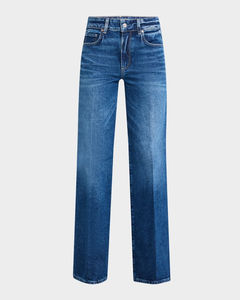 Casual Venta caliente azul lavado mujer Casual Jeans señoras Jeans pantalones de pierna ancha mujeres - Product Image 2