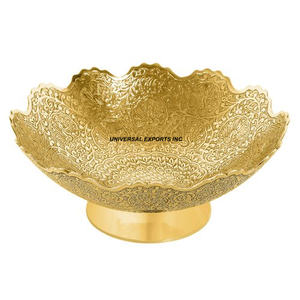 Decorative Gold Chocolate Bowl Excellent Quality Handmade <b>Sweet</b> Bowl Classic Stylish New Luxury Chocolate Bowl - Product Image 3