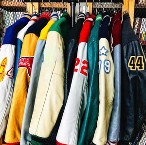 Logo personnalisé OEM Vestes Varsity Letterman Broderie Épaule Baseball Collège Blouson universitaire uni - Product Image 6