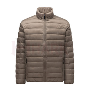 2024 <b>Men's</b> High Street Casual Winter Puffer <b>Jacket</b> High Quality Windproof Canvas Fabric with Solid Color and <b>Letter</b> Design - Product Image 1