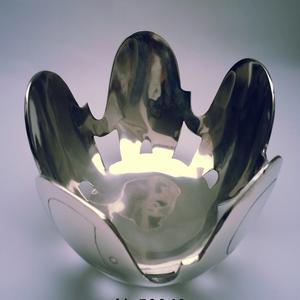 Plateaux décoratifs en métal pour fruits secs Design de feuilles en aluminium Décoration de feuilles de designer classique Table Ware Dessert et Date Bowl - Product Image 2