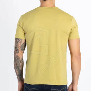 Haute qualité conception personnalisée taille et couleur hommes t-shirts Fitness décontracté et aussi sport utiliser hommes t-shirts - Product Image 3