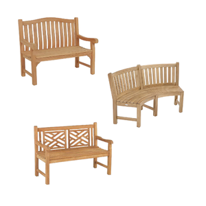 Mobilier de jardin extérieur en teck Bancs en bois pour l'extérieur Style naturel Produit de haute qualité - Product Image 4