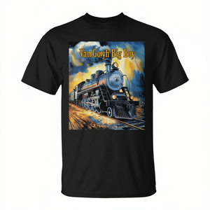 เสื้อยืดโปรโมชั่นปรับแต่งได้ลายรถจักรไอน้ำวานโก๊ะ บิ๊กบอย 4014 - Product Image 2