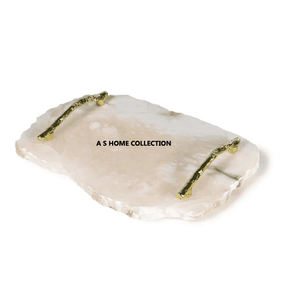 ถาดสแตนเลสทรงกลมสำหรับเสิร์ฟพร้อมอุปกรณ์ตกแต่งบ้านและโรงแรมร้านอาหารสำนักงาน - Product Image 5