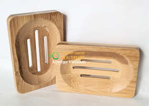 ¡2025 mejor vendedor! Bandeja/soporte para jabonera de bambú fabricado en Vietnam para uso en el baño - Product Image 2