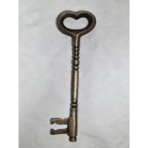 Ouvre-bouteille antique en forme de clé squelette avec cœur, ouvre-vin portable en métal pour restaurants et bars - Product Image 3