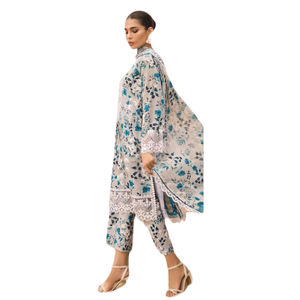 Precios al por mayor Diseños personalizados 100% Vestido formal y de fiesta de alta calidad Conjuntos de mujer Vestidos de estilo boutique de diseñador pakistaní - Product Image 3