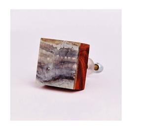 ลูกบิดหินอ่อนหินสีแบบปรับแต่งได้ขนาดความเงางามผลิตในอินเดีย - Product Image 2